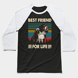 Best Friends For Life Bernese Tee for Canine Admirers Baseball T-Shirt